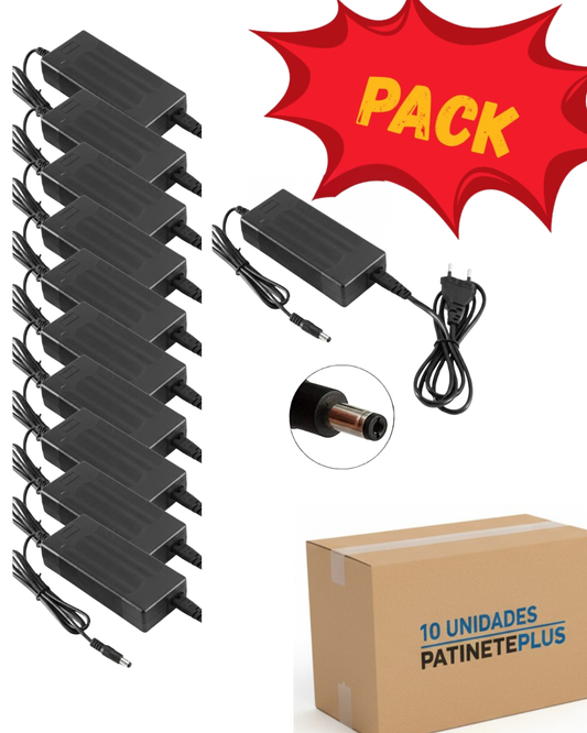PACKS de Cargador 42V 2A para Cecotec Bongo Serie A (DC 5.5X2.1)