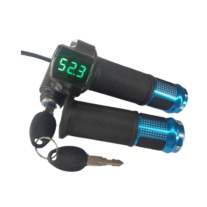 Acelerador con llave y Voltímetro