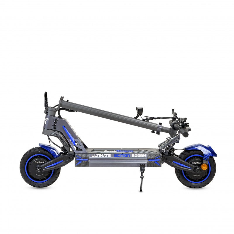 M41 Tank Dual Motor patinete eléctrico detalle ruedas y frenos - Patinetes Pro Girona