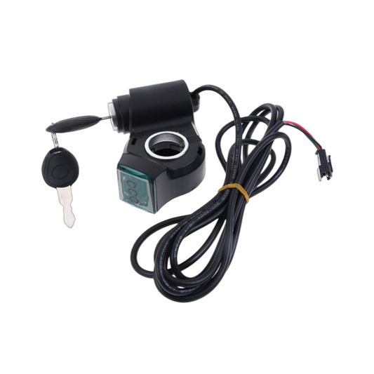 Llave de contacto con voltímetro