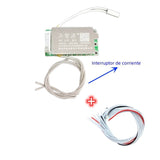 BMS 10S 20A con Interruptor de corriente débil