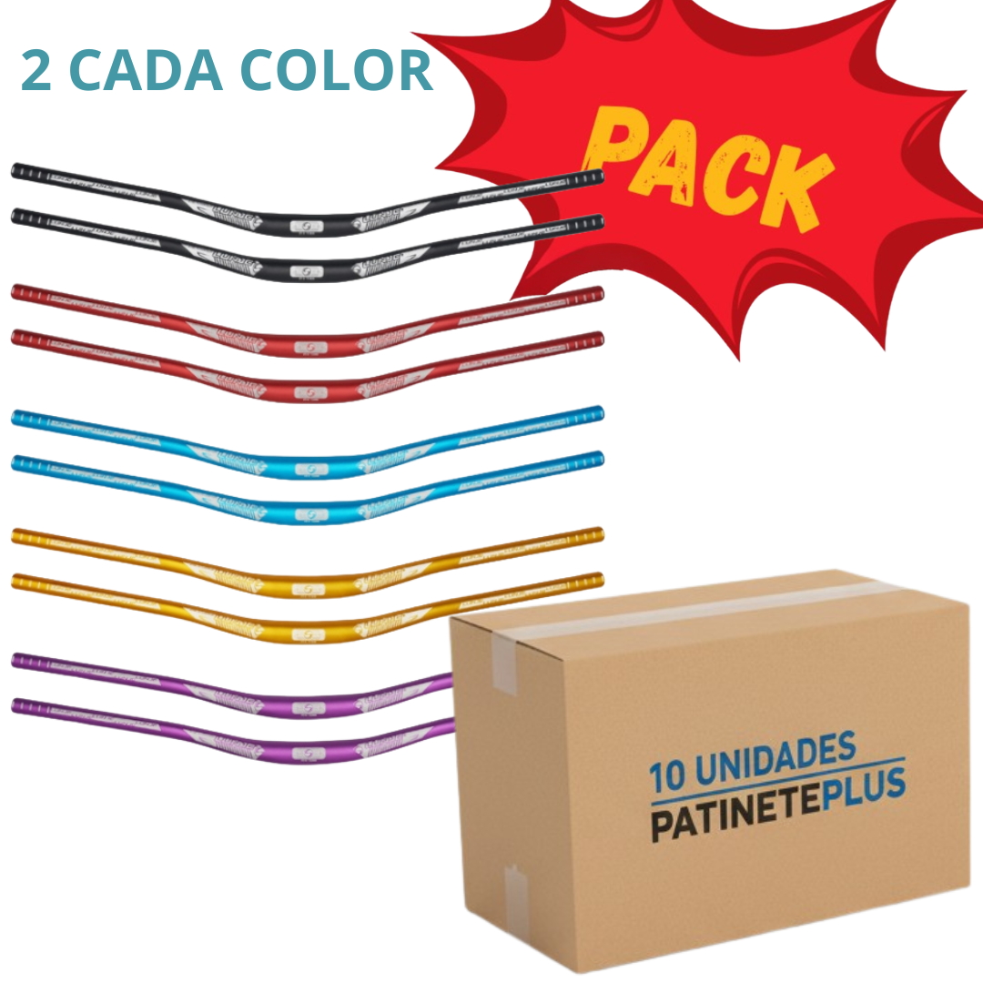 Pack 10 UND TODOS LOS COLORES 一 Manillar para patinete / bici