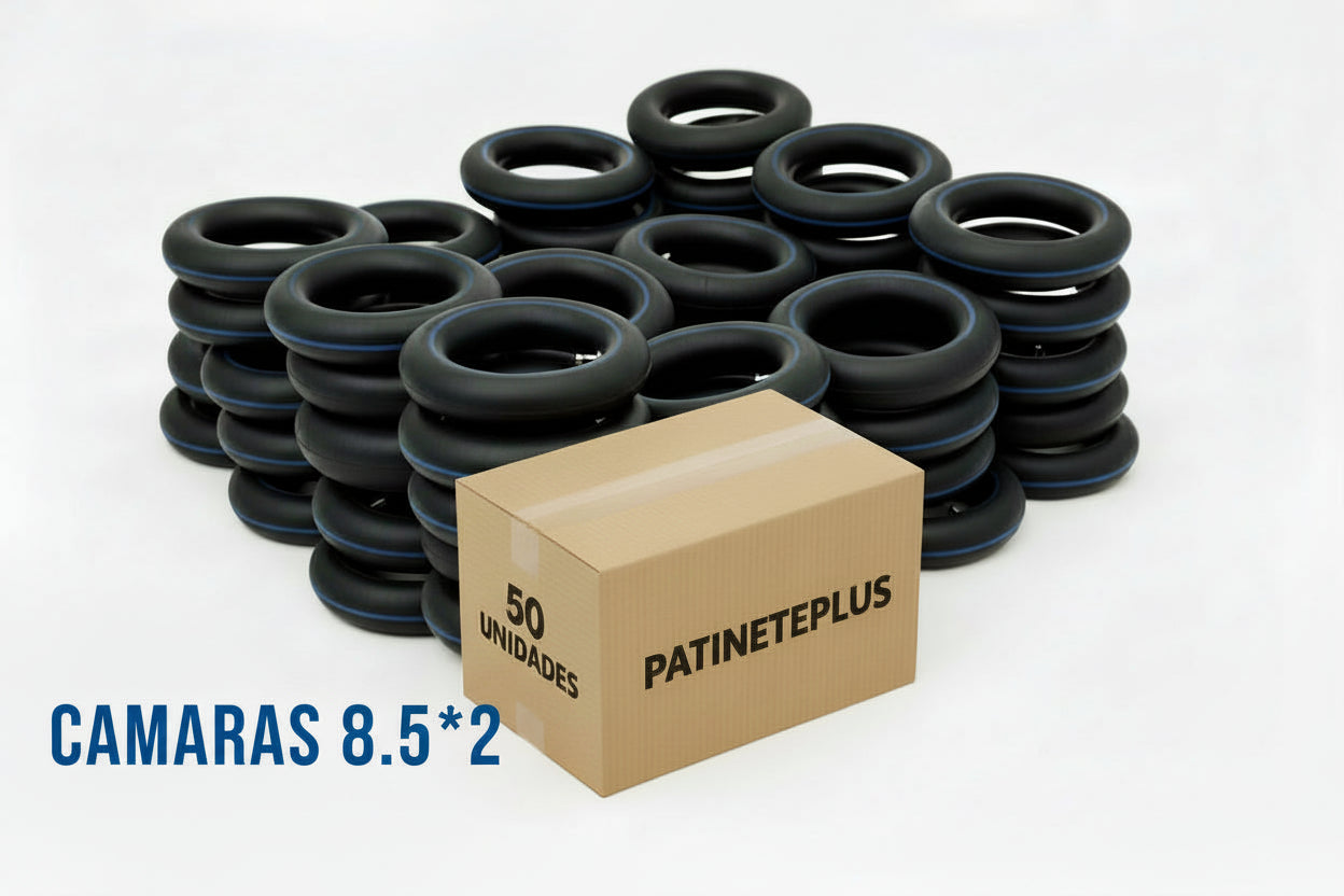 Pack 50 UND 一 Camara aire de 8.5×2  Reforzada 125G (Recta)