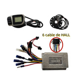 KIT controlador bicicleta eléctrica 36V / 48V （6 CABLE HALL）