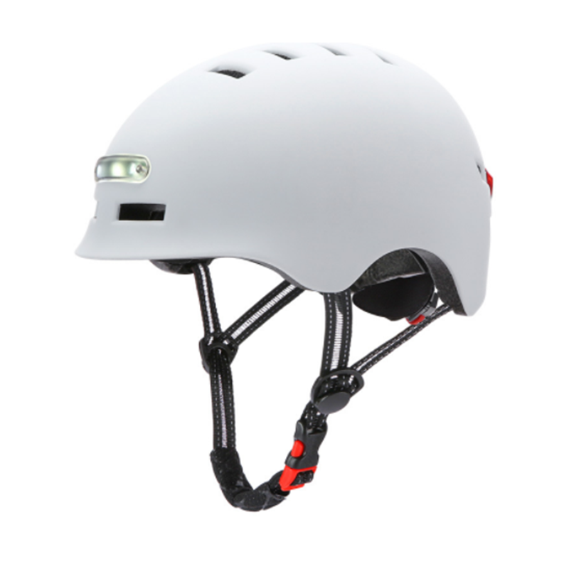 Casco con luz led