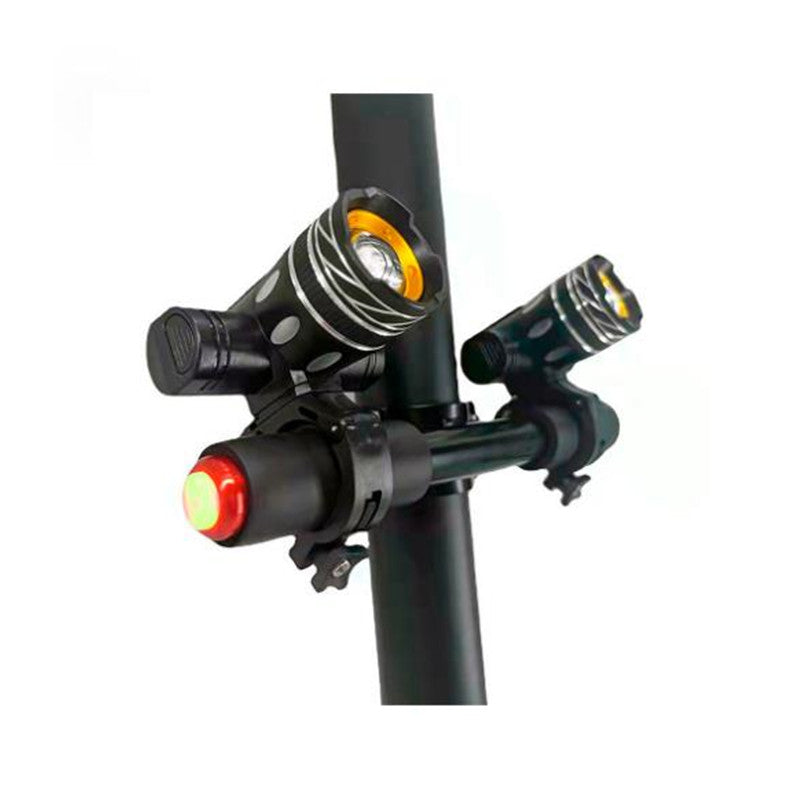 Faro LED para patinete eléctrico, lámpara antiniebla recargable por USB T6