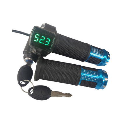 Acelerador con llave y Voltímetro