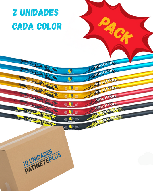 PACK 10 UND VARIADO-Manillares para patinete / bici Azul [Aluminio 6061]