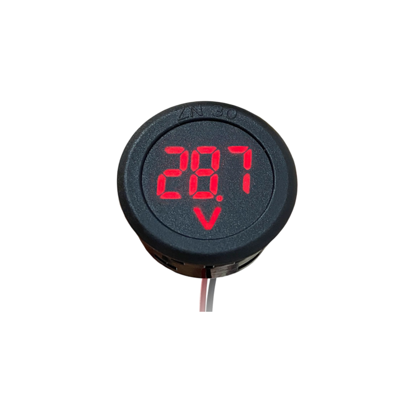 Voltímetro pantalla Digital LED de 4-100V