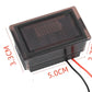 Voltímetro pantalla Digital LED de 4-100V