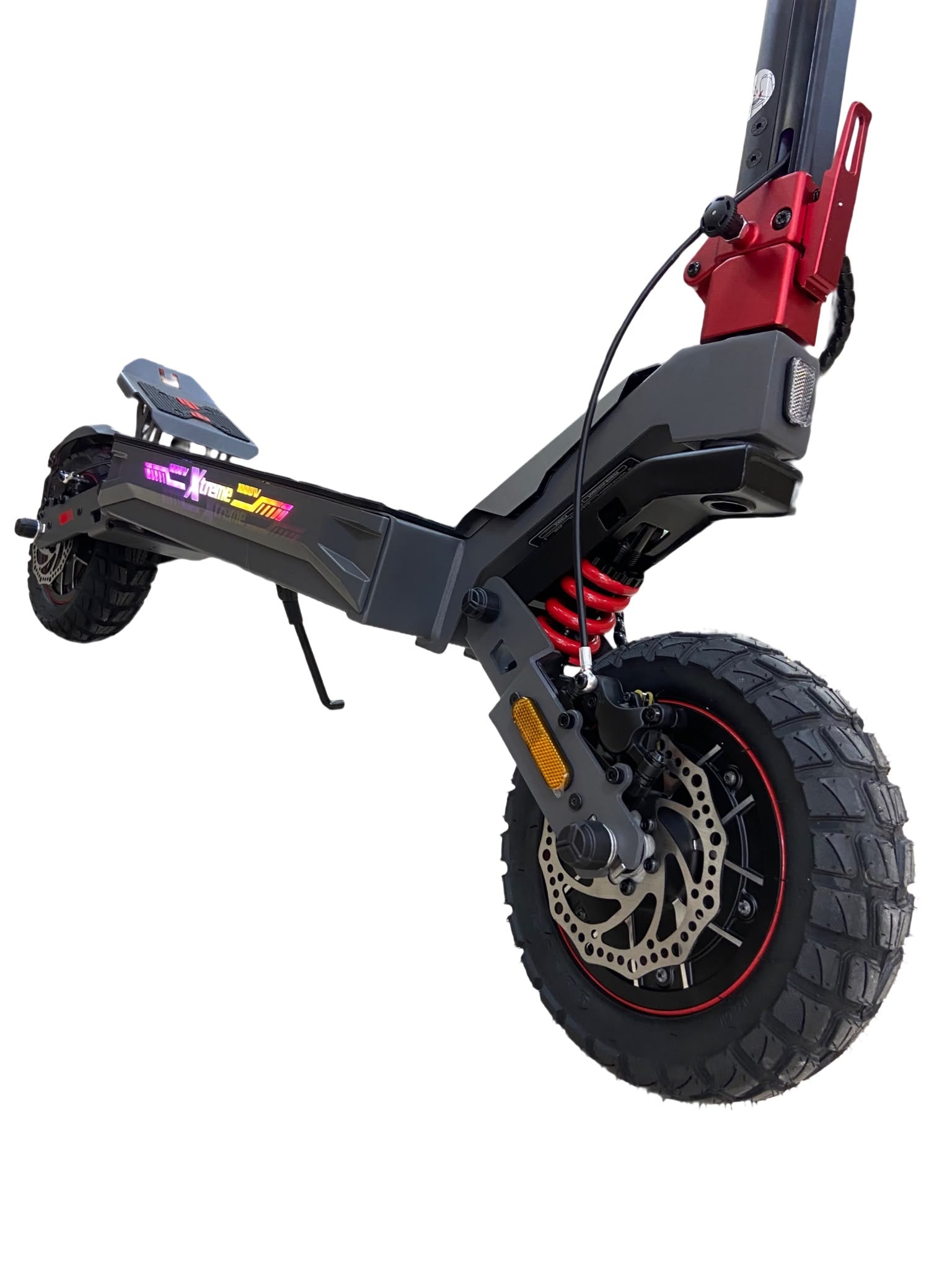 Xtreme F1 MAX rojo, detalle freno de disco delantero