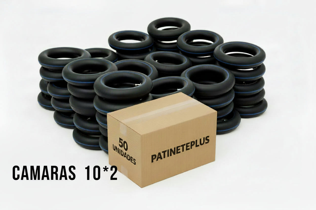 Pack 50 UND 一 Camara aire de 10×2  Reforzada 125G (Recta)