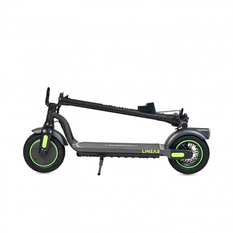 Linear patinete eléctrico detalle ruedas y frenos - Patinetes Pro Girona