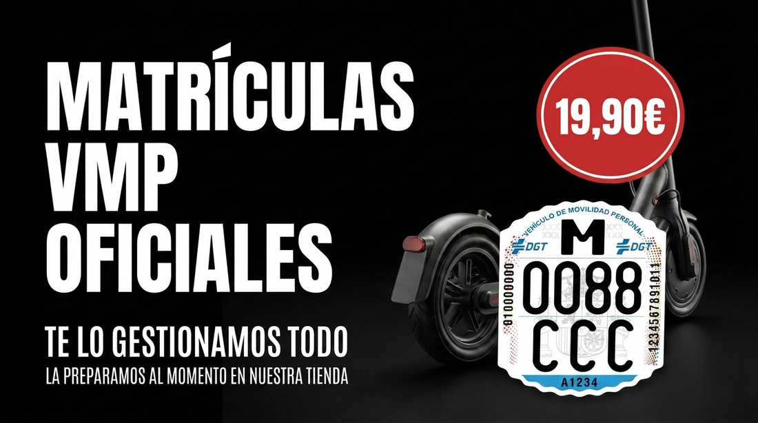 Matrículas VMP oficiales — te lo gestionamos todo por 40€